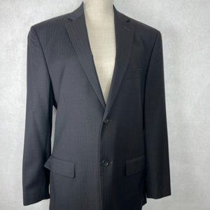 Prontomoda Snello Charcoal  100% Merino Wool Suit Coat/Sport Coat